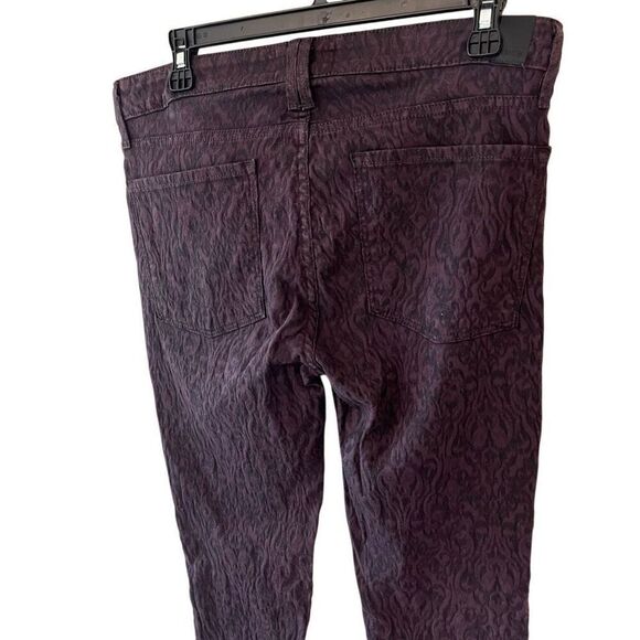Vince skinny mulberry textured jeans size 31 large skinny jeans with print - Picture 4 of 9